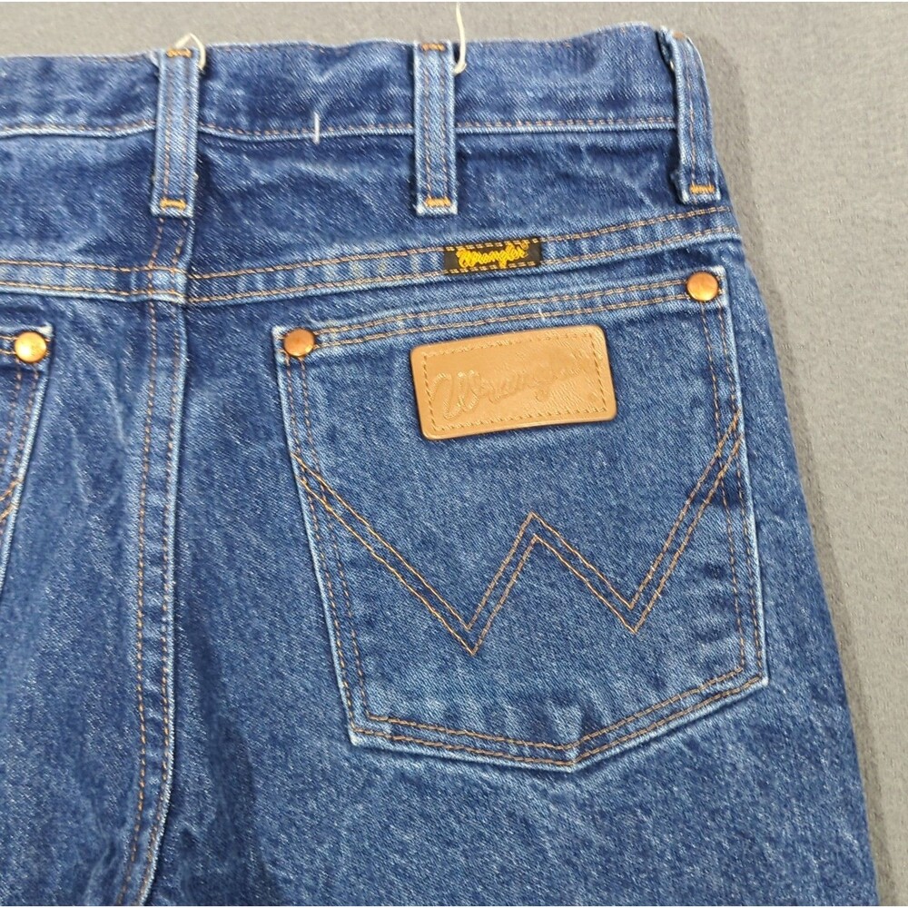 Wrangler Jeans Men's 28x34 Fits 28x32 Blue 936DEN Cowboy Cut Slim Fit Western